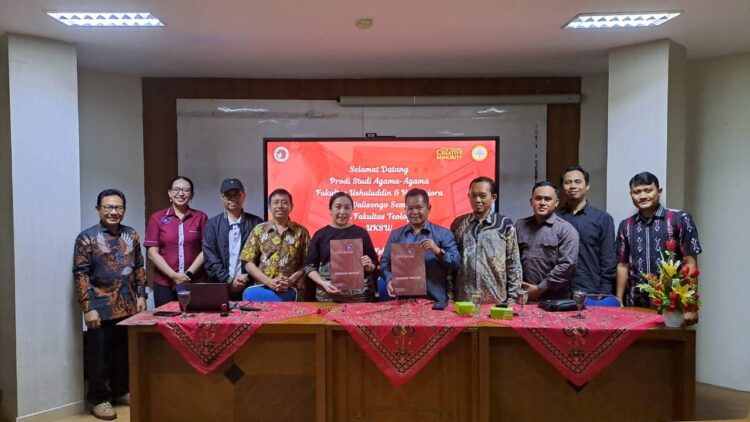 Penandatanganan MoA dan KKL Mahasiswa Prodi Studi Agama-Agama FUHUM UIN Walisongo dengan Fakultas Teologi UKSW